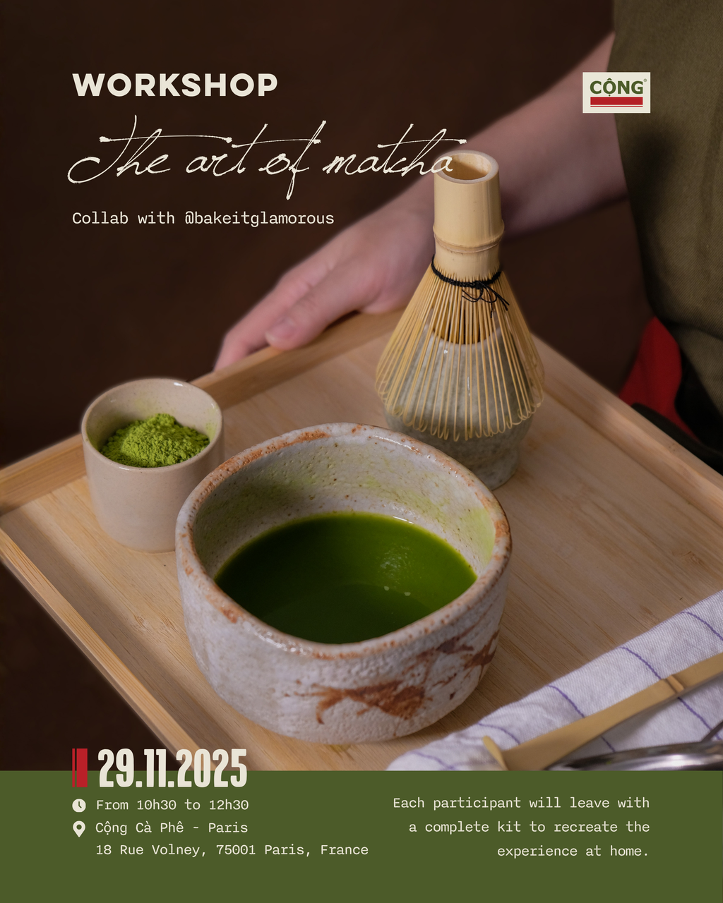 Atelier Matcha Ticket