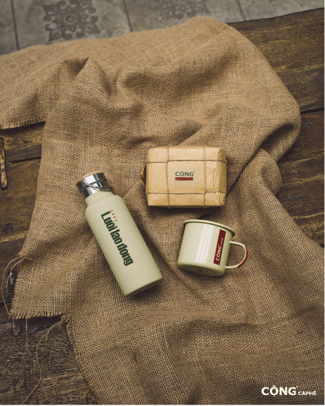Thermos 'Đừng lười lao động' 470 ml (Yellow)
