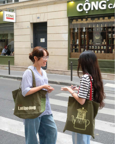 "Đừng lười lao động" Tote Bag