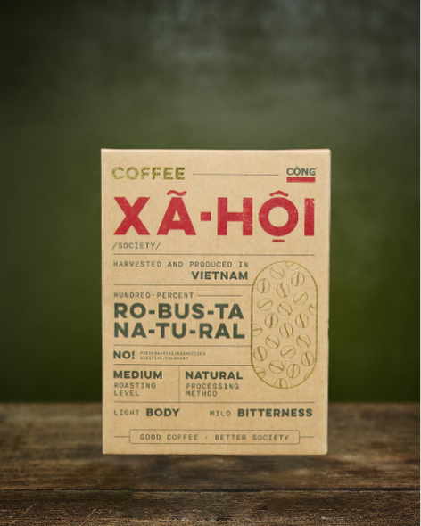 XA HOI 100% Robusta Natural Ground Coffee